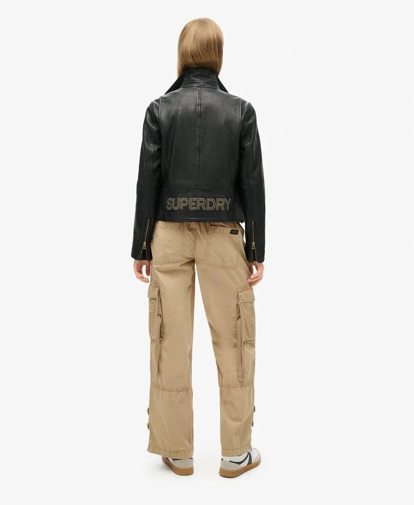 Vintage Low Rise Elastic Cargo Pants