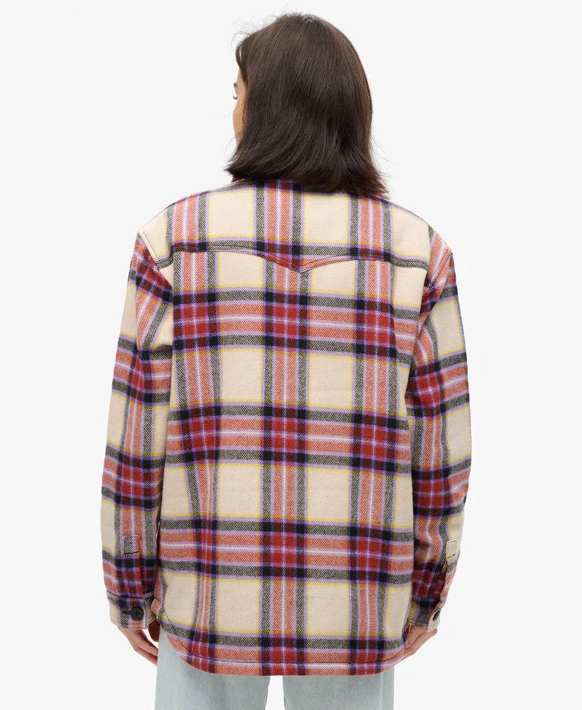 Brown/Purple/Yellow Check
