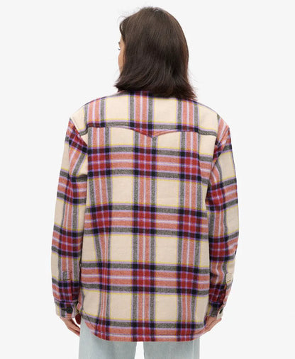 Brown/Purple/Yellow Check