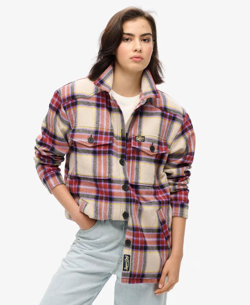 Brown/Purple/Yellow Check
