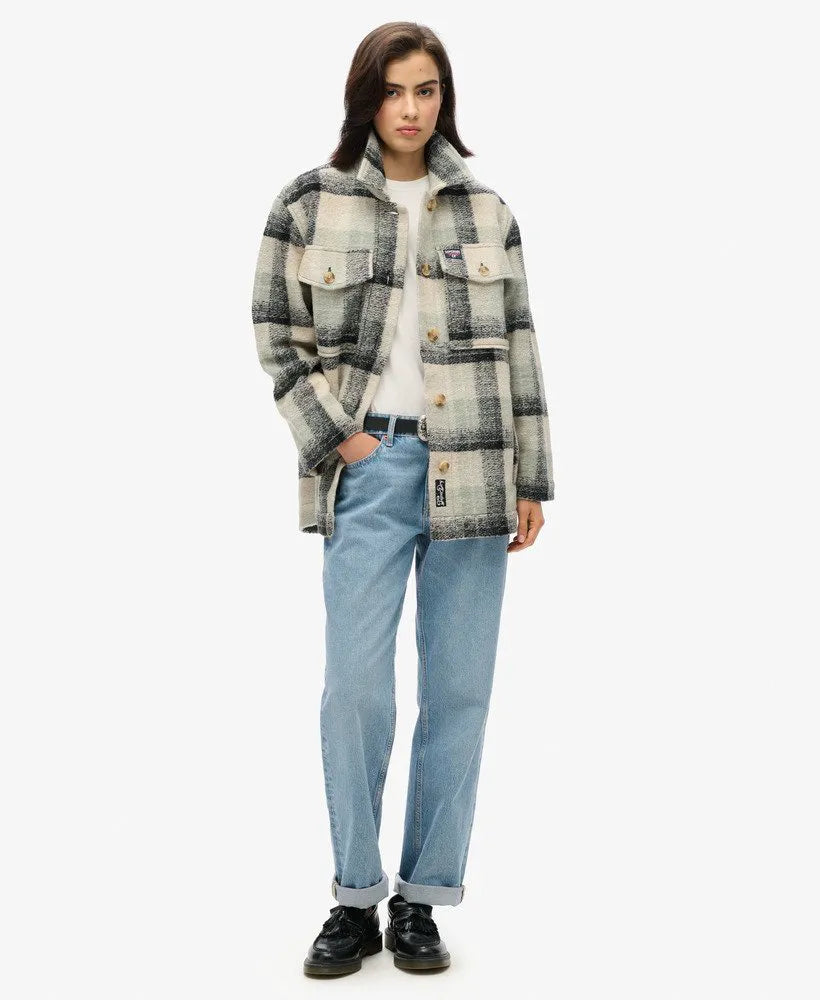 Pale Blue/Black/Ivory Check