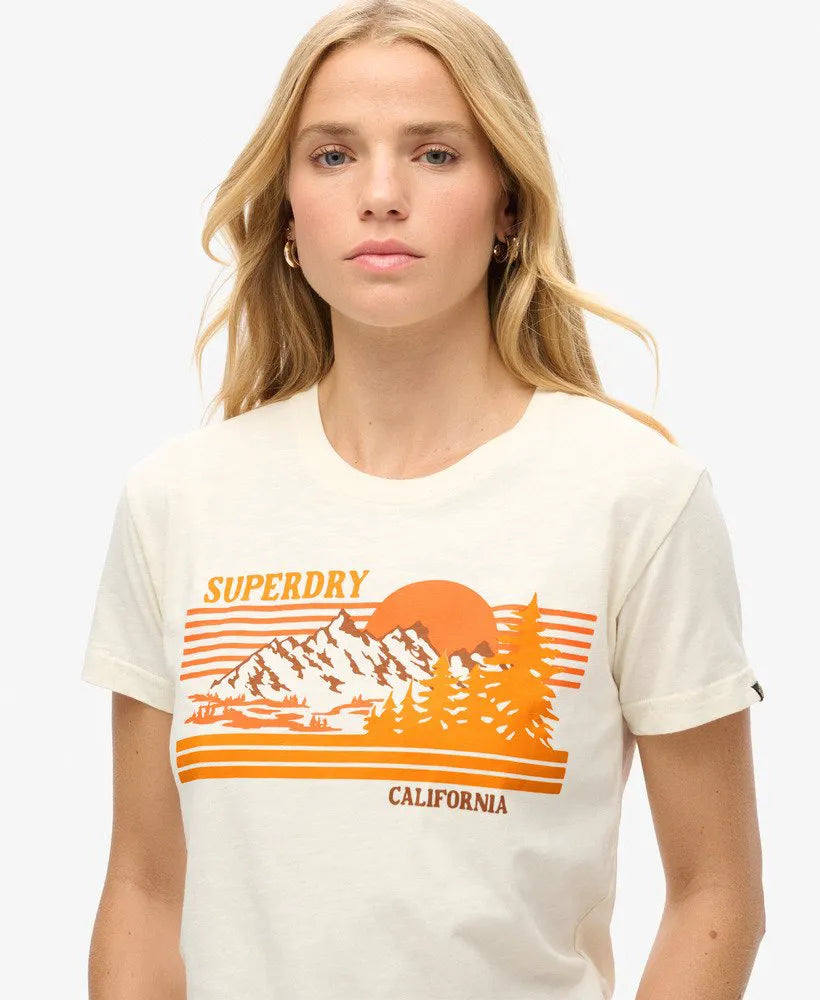Outdoor Stripe Fitted T-Shirt