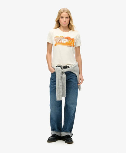 Outdoor Stripe Fitted T-Shirt