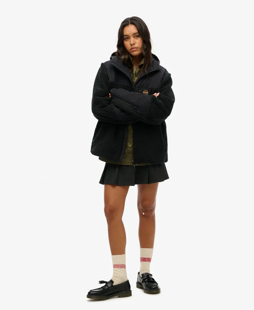 Oversized Hood Expedition Borg Hybrid Jacket