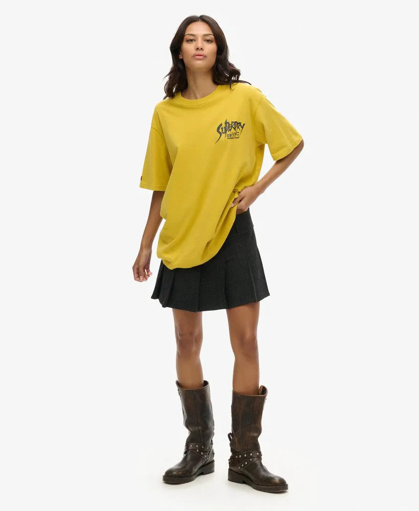 Oversized Lo-fi Punk Graphic T-Shirt
