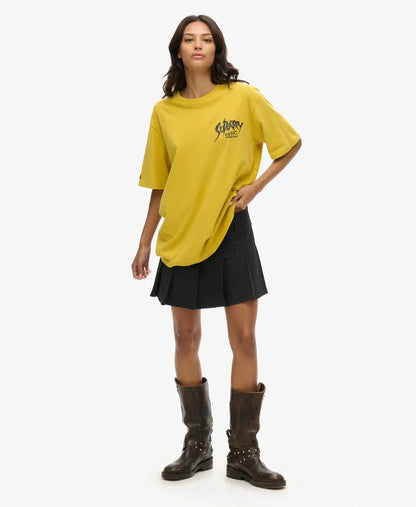 Oversized Lo-fi Punk Graphic T-Shirt