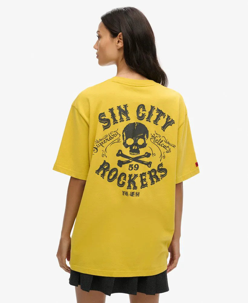 Oversized Lo-fi Punk Graphic T-Shirt