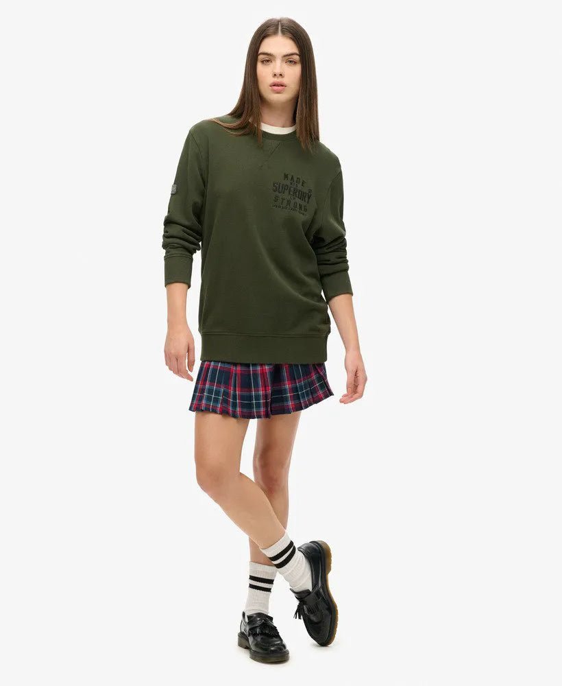 Oversized Workwear Applique Sweatshirt