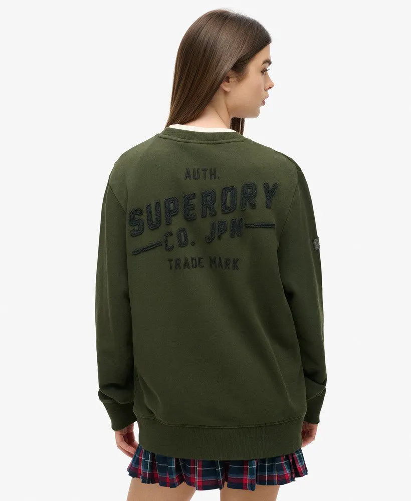 Oversized Workwear Applique Sweatshirt