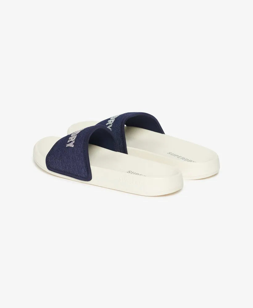 Rhinestone Luxe Pool Sliders