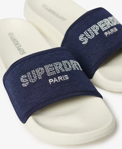 Rhinestone Luxe Pool Sliders