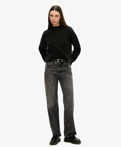 Vintage Essential Mock Neck Jumper
