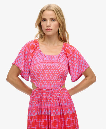 Shibori Layer Pink