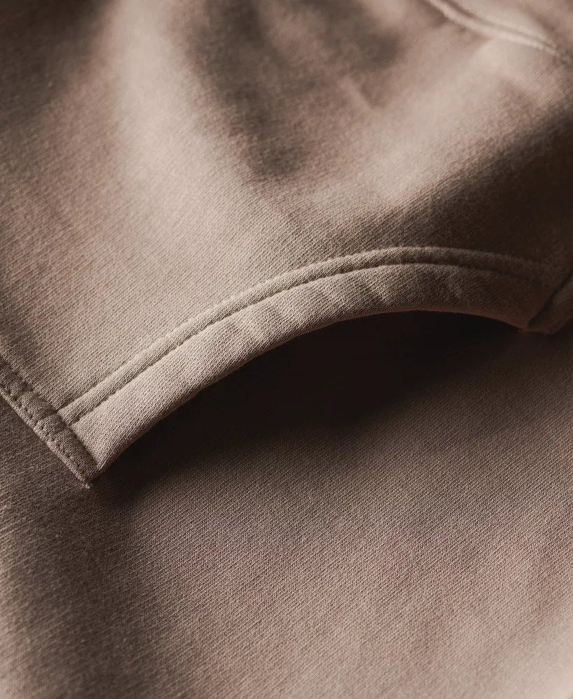 Micro Logo Graphic Loose Hoodie
