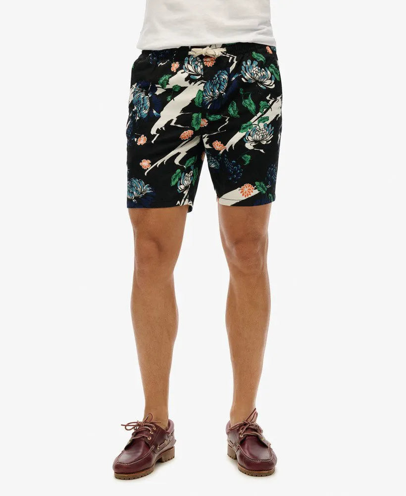 Aya Black Floral