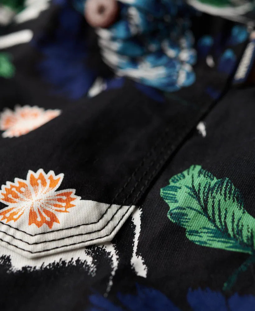 Aya Black Floral