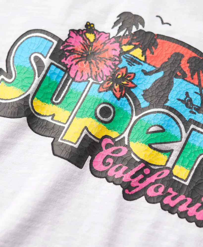 Cali Sticker Fitted T-Shirt