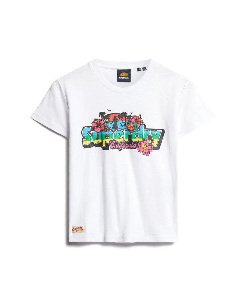 Cali Sticker Fitted T-Shirt