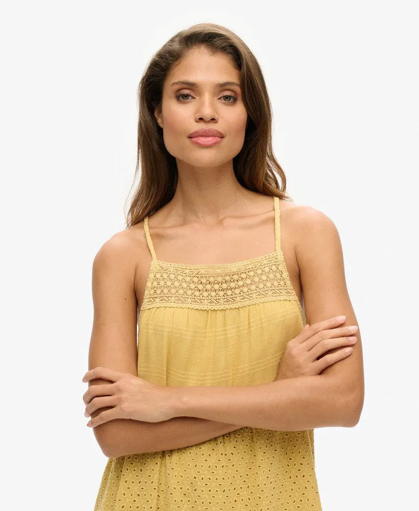 Vintage Lace Cami Maxi Dress