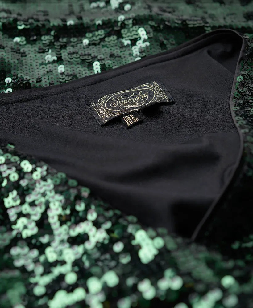 Forest Green Sequin