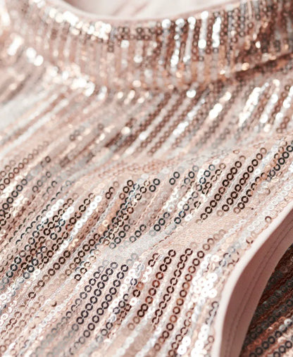 Champagne Crinkle Sequin