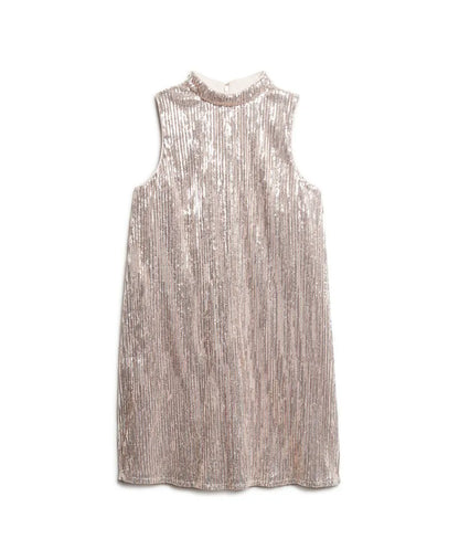 Champagne Crinkle Sequin