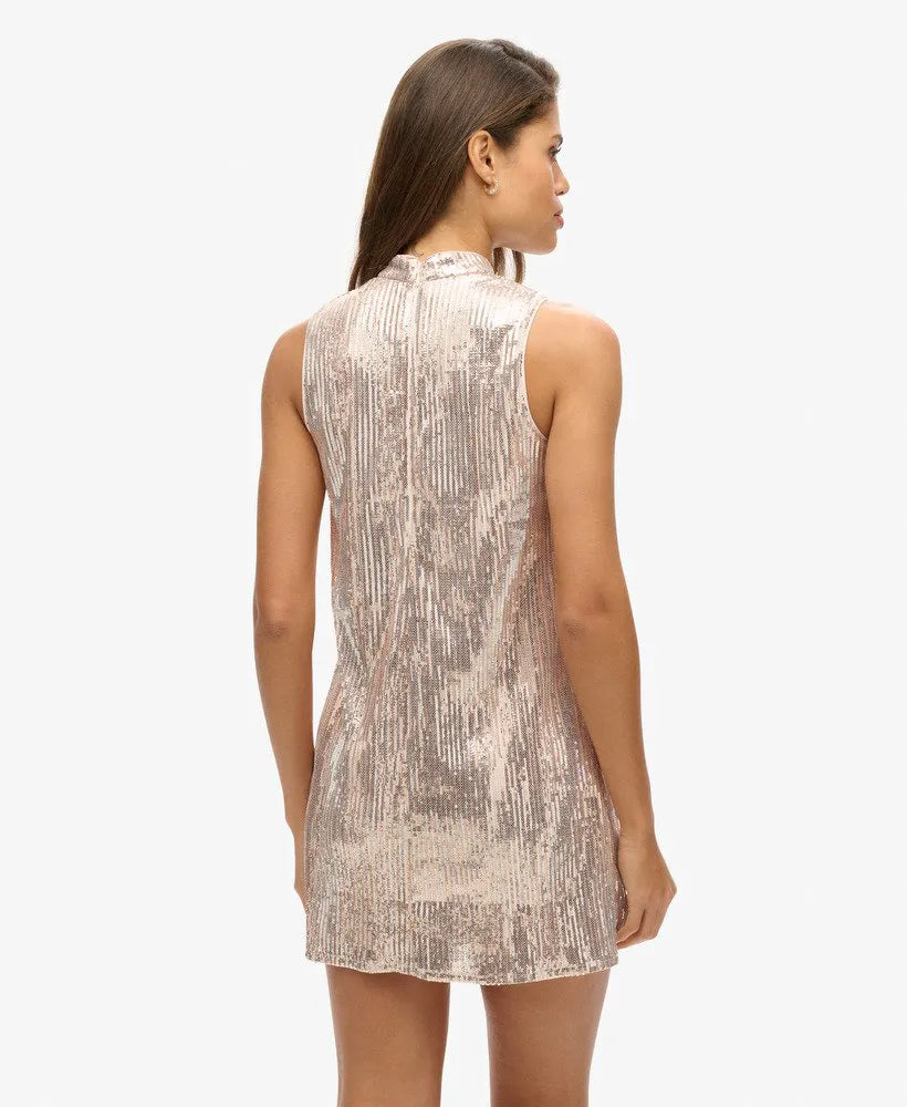 Champagne Crinkle Sequin