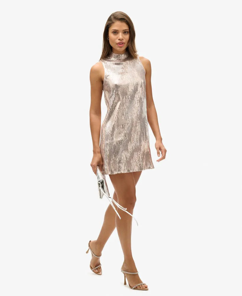 Champagne Crinkle Sequin