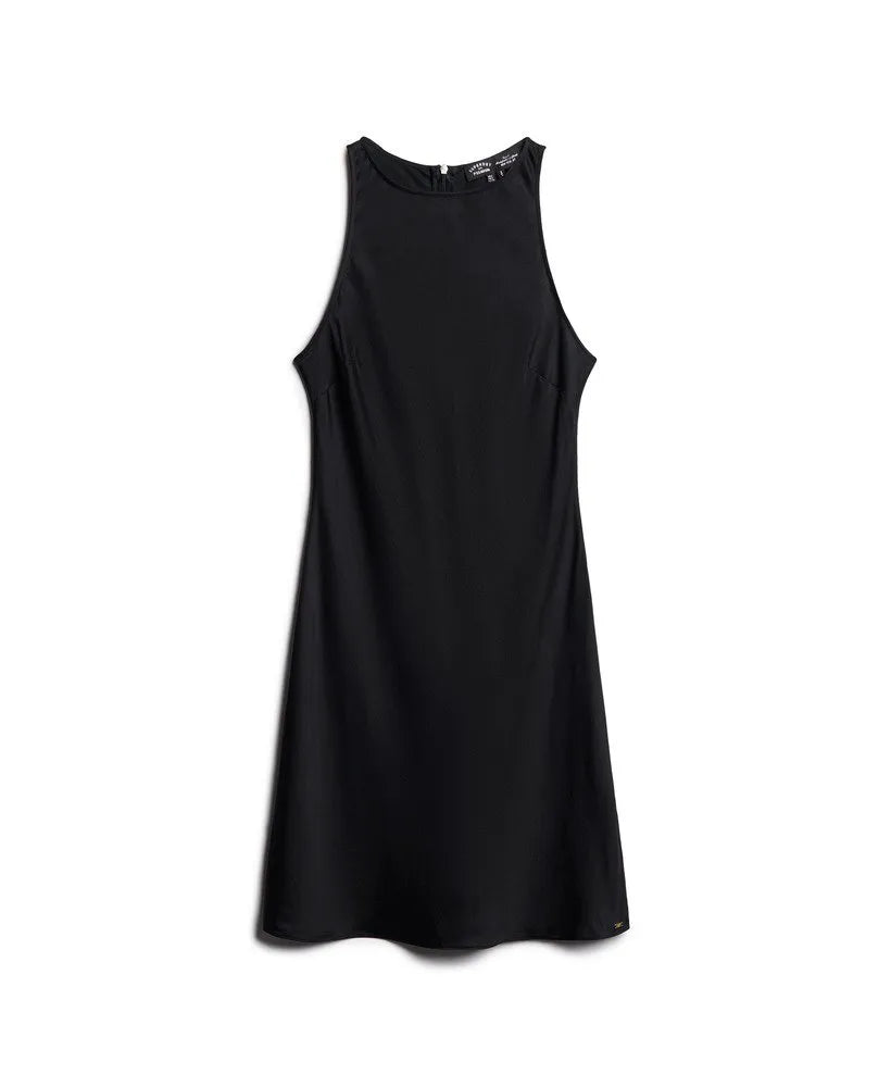 Satin Racer Mini Dress