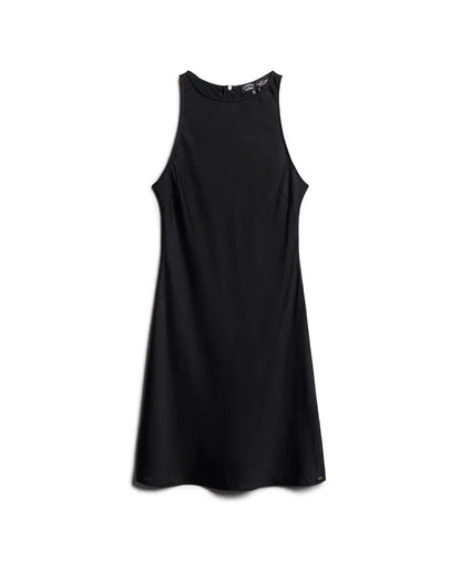 Satin Racer Mini Dress