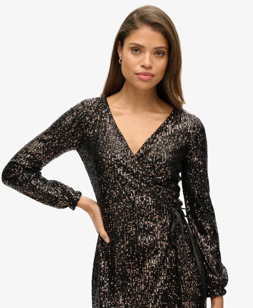 Copper/Black Sequin