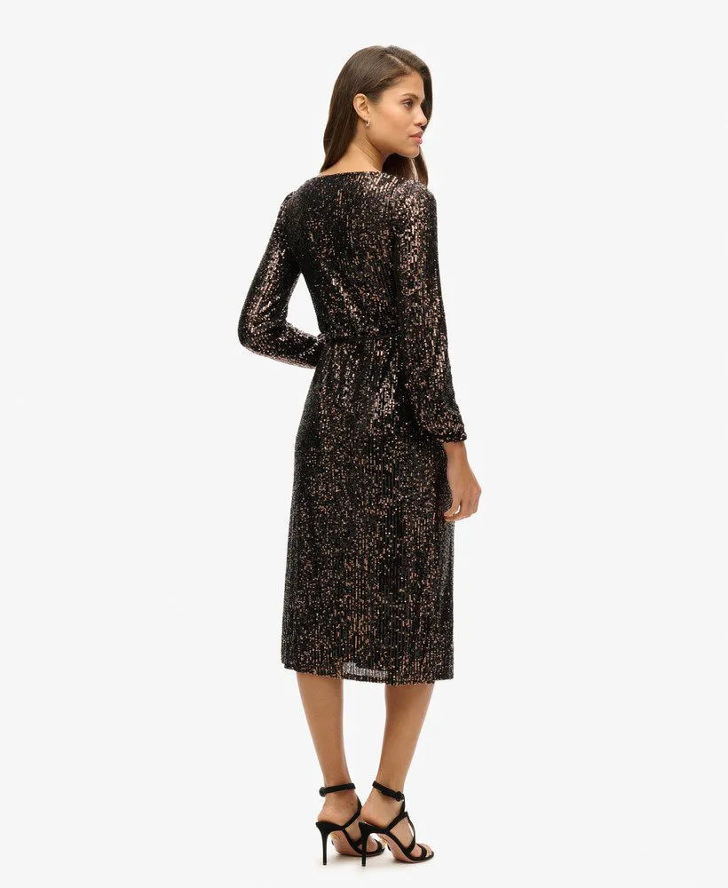 Copper/Black Sequin