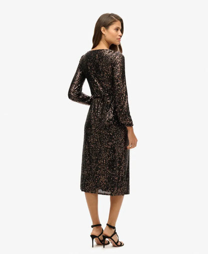 Copper/Black Sequin