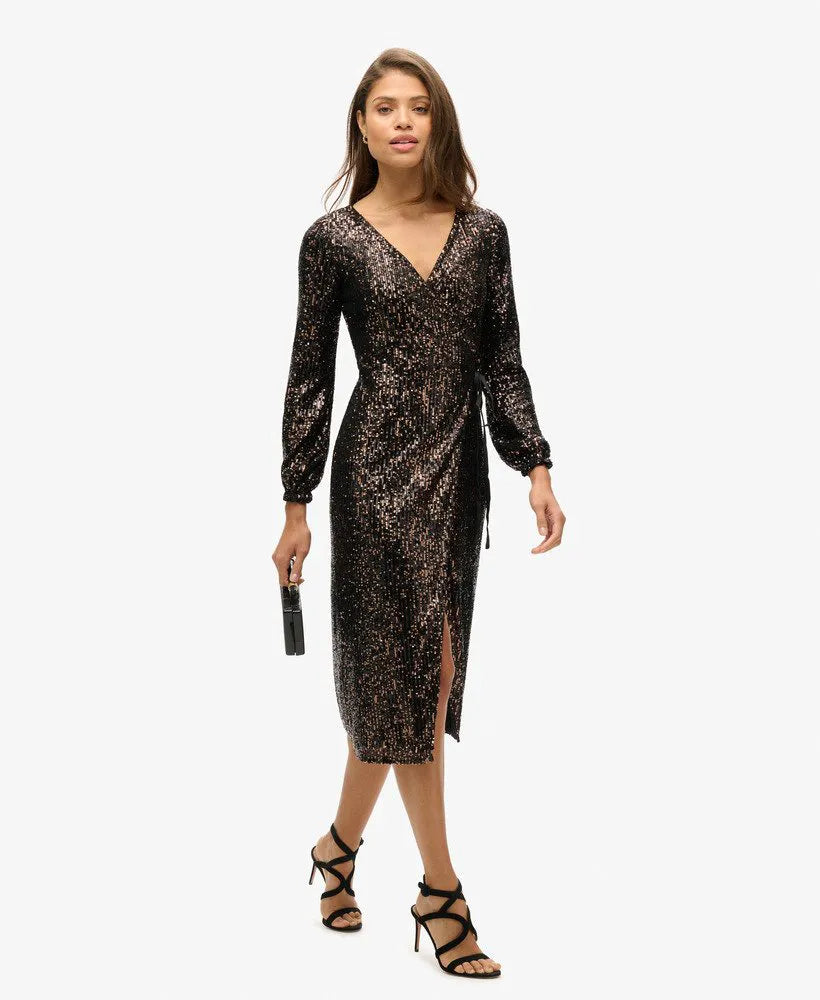 Copper/Black Sequin