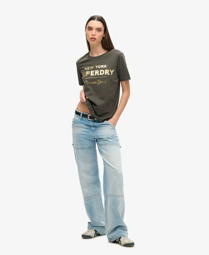 Luxe Metallic Logo T-Shirt