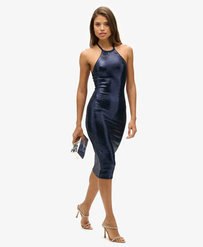 Navy Sequin