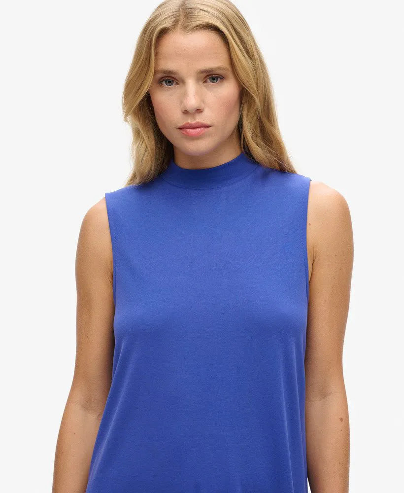 Sleeveless A-Line Mini Dress