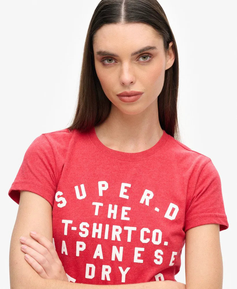 Puff Print Fitted T-Shirt