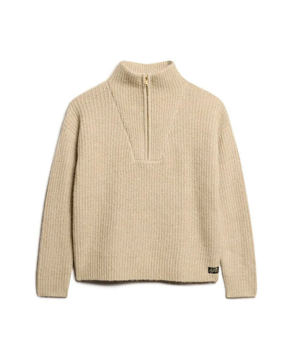 Essential Zip Neck Jumper