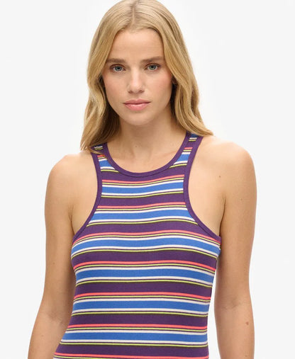 Dark Chocolate Brown Stripe