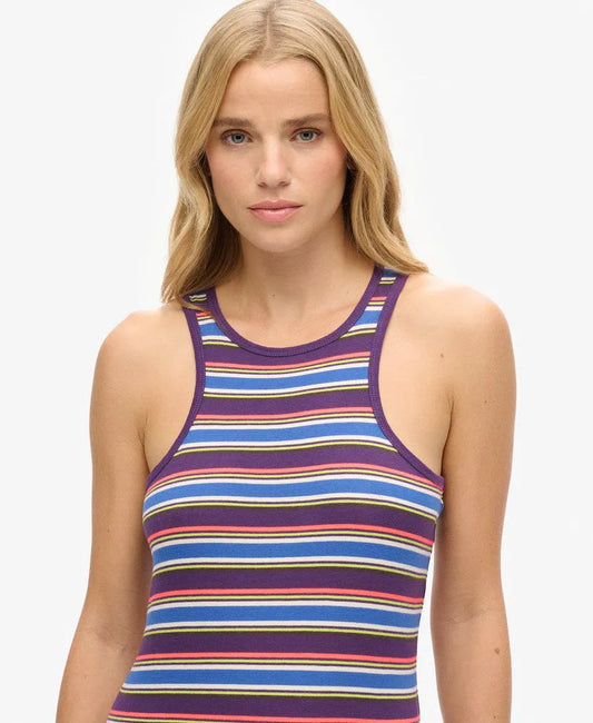Dark Chocolate Brown Stripe