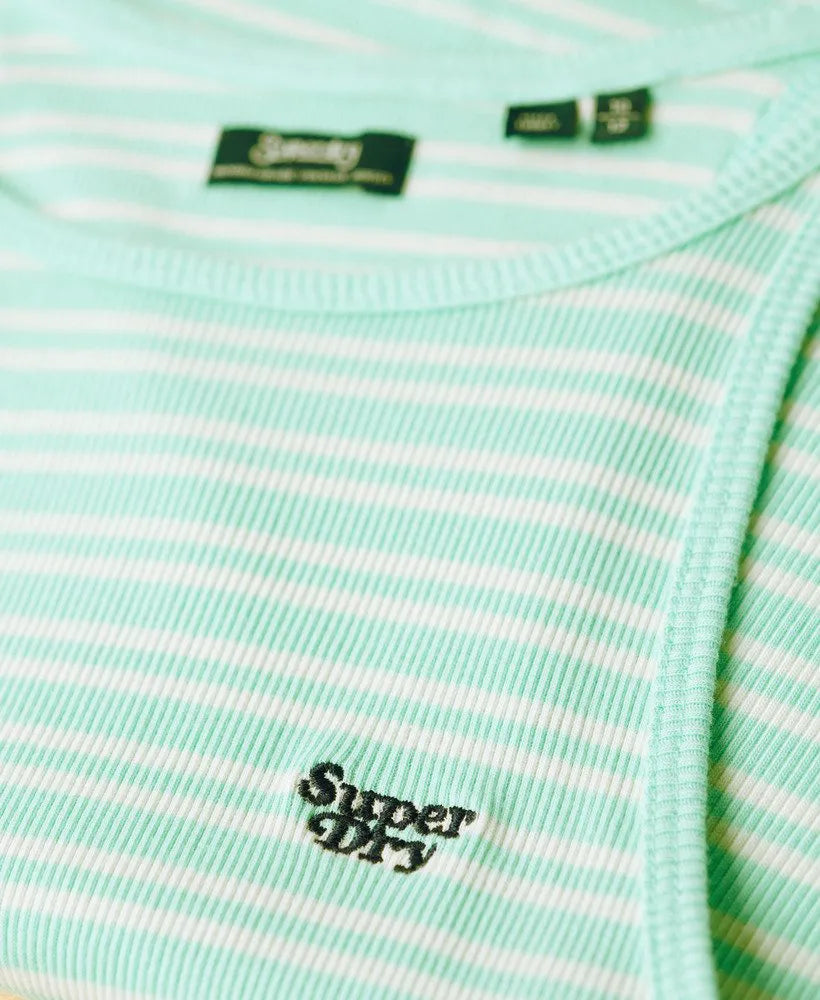Beach Glass Green Stripe