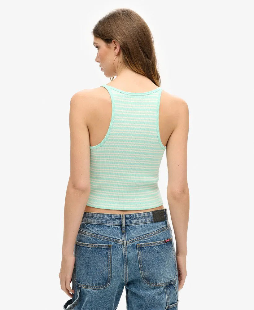 Beach Glass Green Stripe