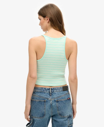 Beach Glass Green Stripe