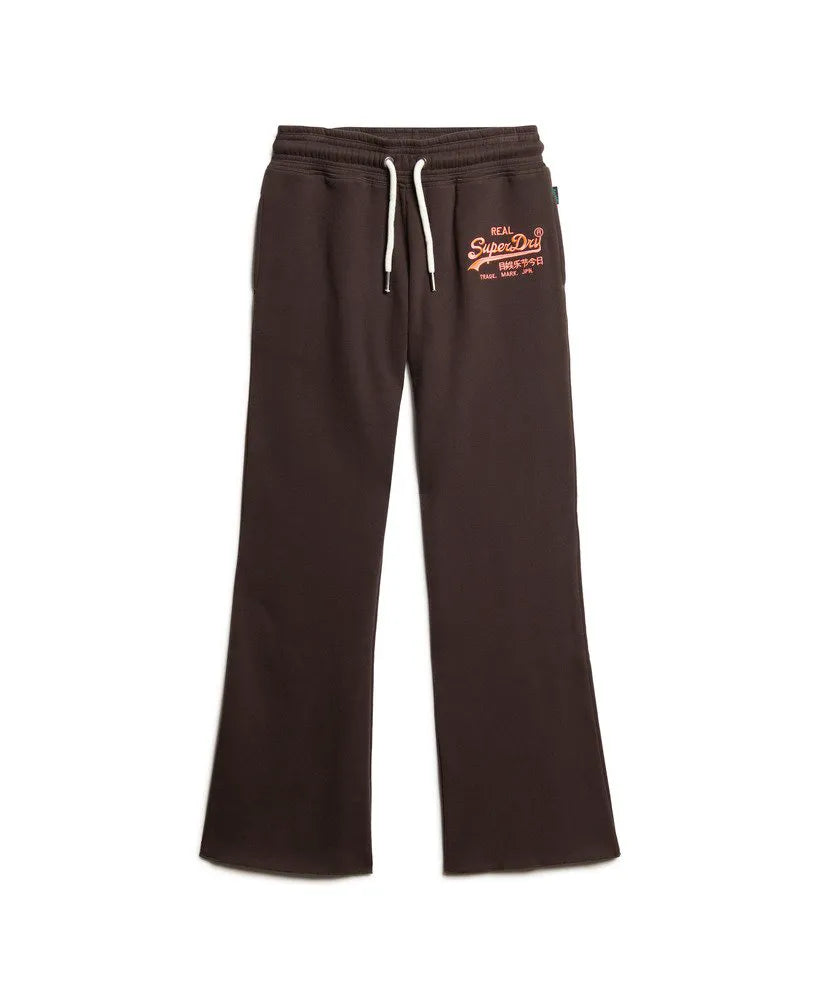 Neon Vintage Logo Low Rise Flare Joggers
