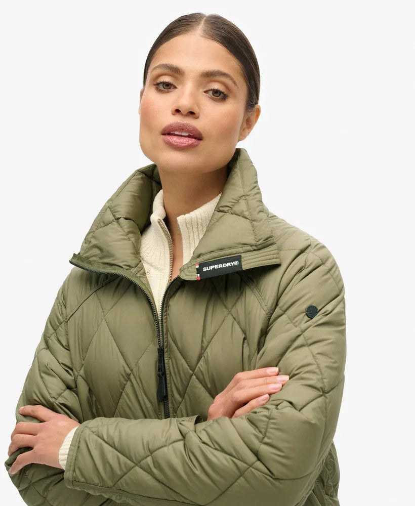 Superlong Quilted Liner Coat