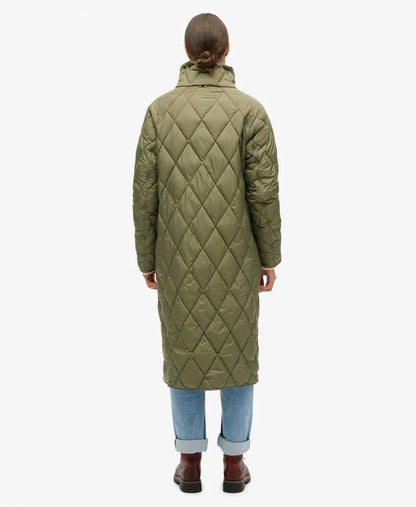 Superlong Quilted Liner Coat