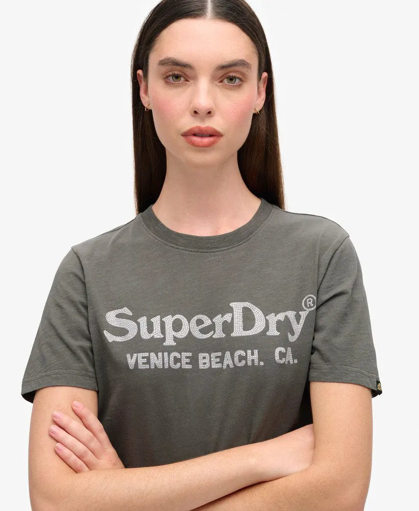 Metallic Venue Relaxed T-Shirt