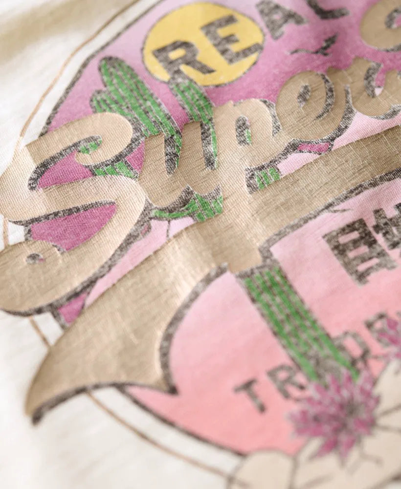 Vintage Logo Narrative Vest Top