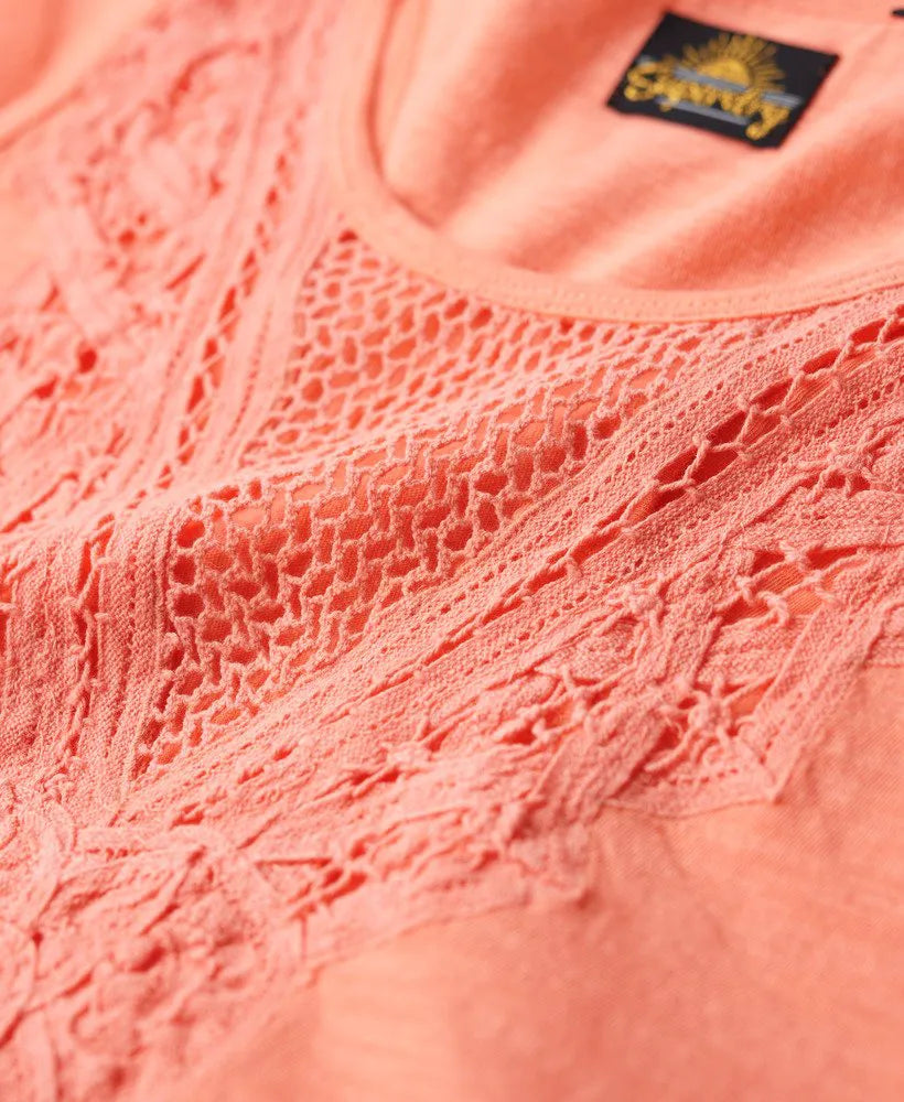 Jersey Lace Vest